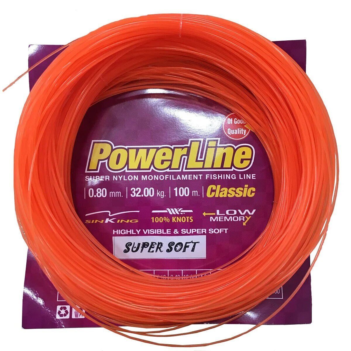 Powerline Soft Turuncu 100m Poşet Misina 1,20 mm