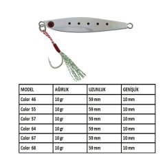 Aqua Salty Zero Jig 10 gr - 46