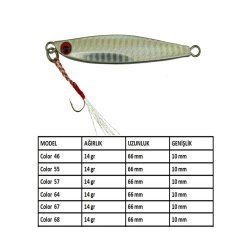Aqua Salty Zero Jig 14 gr - 57