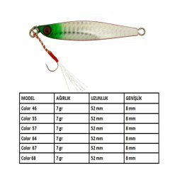 Aqua Salty Zero Jig 7 gr - 64