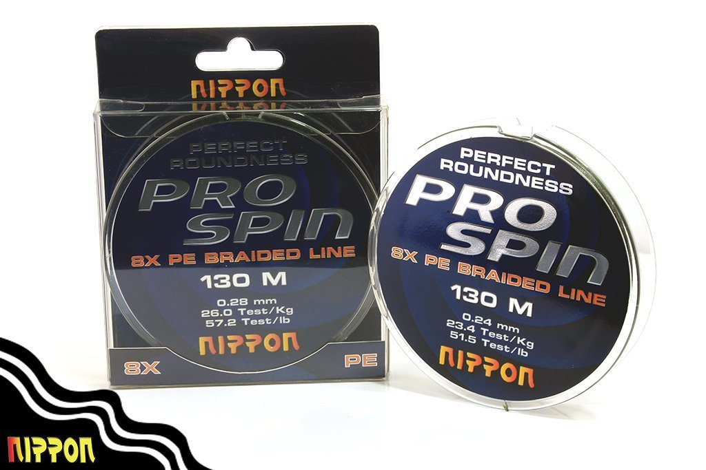 Nippon ProSpin 8x PE Kaplı İp Misina 130 mt 0,23 mm