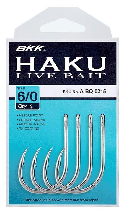 BKK Haku Livebait Olta İğnesi 10/0 2 Pcs