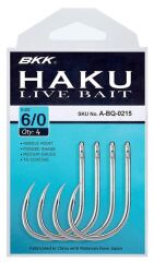 BKK Haku Livebait Olta İğnesi 5/0 4 Pcs
