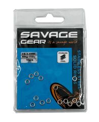 Savage Gear Solid Rings SS 15 Pcs S 260LB 120KG