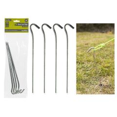 Summit 23cm/6mm Kuvvetli Çelik Çadır Kazığı 4'lü Paket