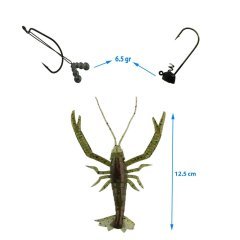 Aqua Salty Crayfish 12.5cm 4