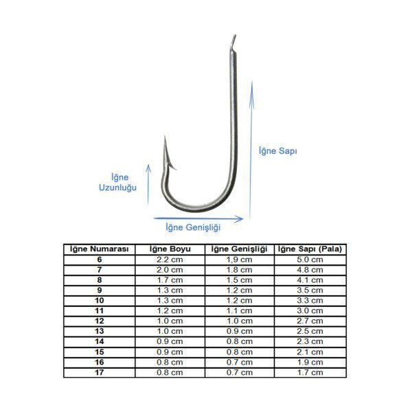 Marlin 2315 Nikel İğne NO:17 (100Pcs)