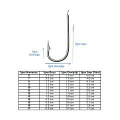 Marlin 2315 Nikel İğne NO:13 (100Pcs)
