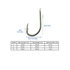 Marlin 9294 Bronz İğne No:3 (100Pcs)