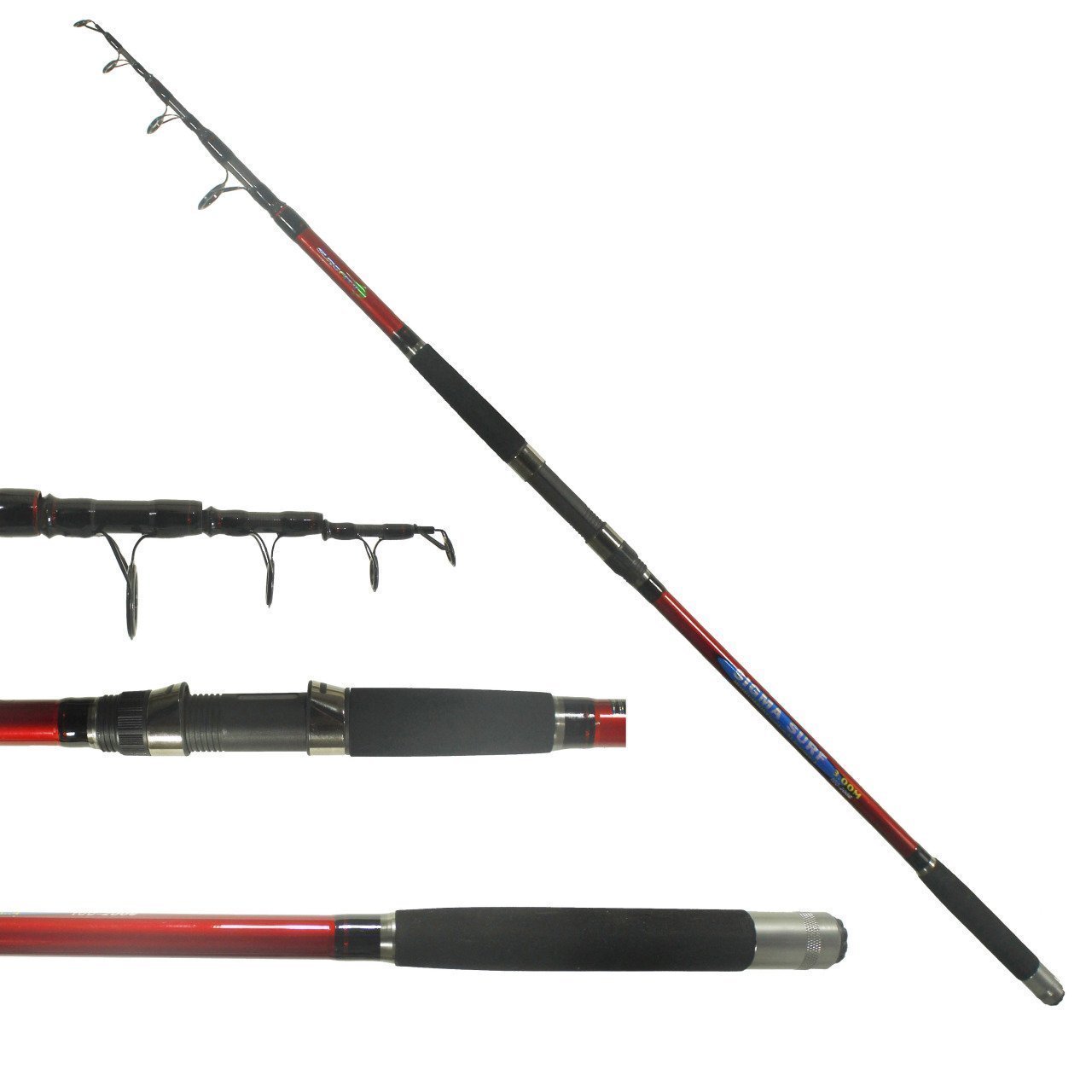 Sigma Surf Olta Kamışı 100-200 Gr 390 cm - Kırmızı