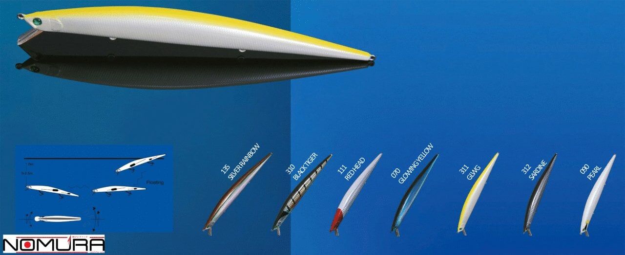 Nomura Nagasa 175mm 26g (0-2,5mt) Sahte Balık 111