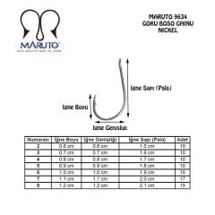 Maruto 9634 Nikel İğne No:6 (10Pcs)