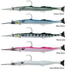 Savage gear Needlefish Pulsetail 2+1 30 cm 105g Sahte Balık Pearl White Silver