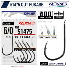Owner 51475 OC Fukase Black Chrome İğne