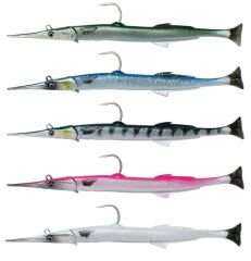 Savage gear Needlefish Pulsetail 2+1 23 cm 55g Sahte Balık Green Silver