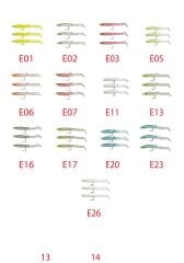 Captain 3526 Eel Fish 5cm Silikon Zargana Suni Yem 3'lü Paket
