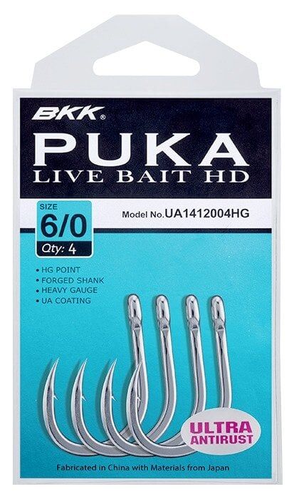 BKK Puka Livebait HD Olta İğnesi 3/0 5 Pcs