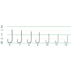 D. DFT 1521 Koyu Mavi Olta İğnesi No:08 1/25