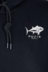 Fujin Tuna Hoodie Black Sweatshirt Erkek