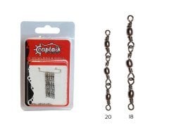 Captain 5100 3 Zincir Fırdöndü 5'li Paket Nikel 20