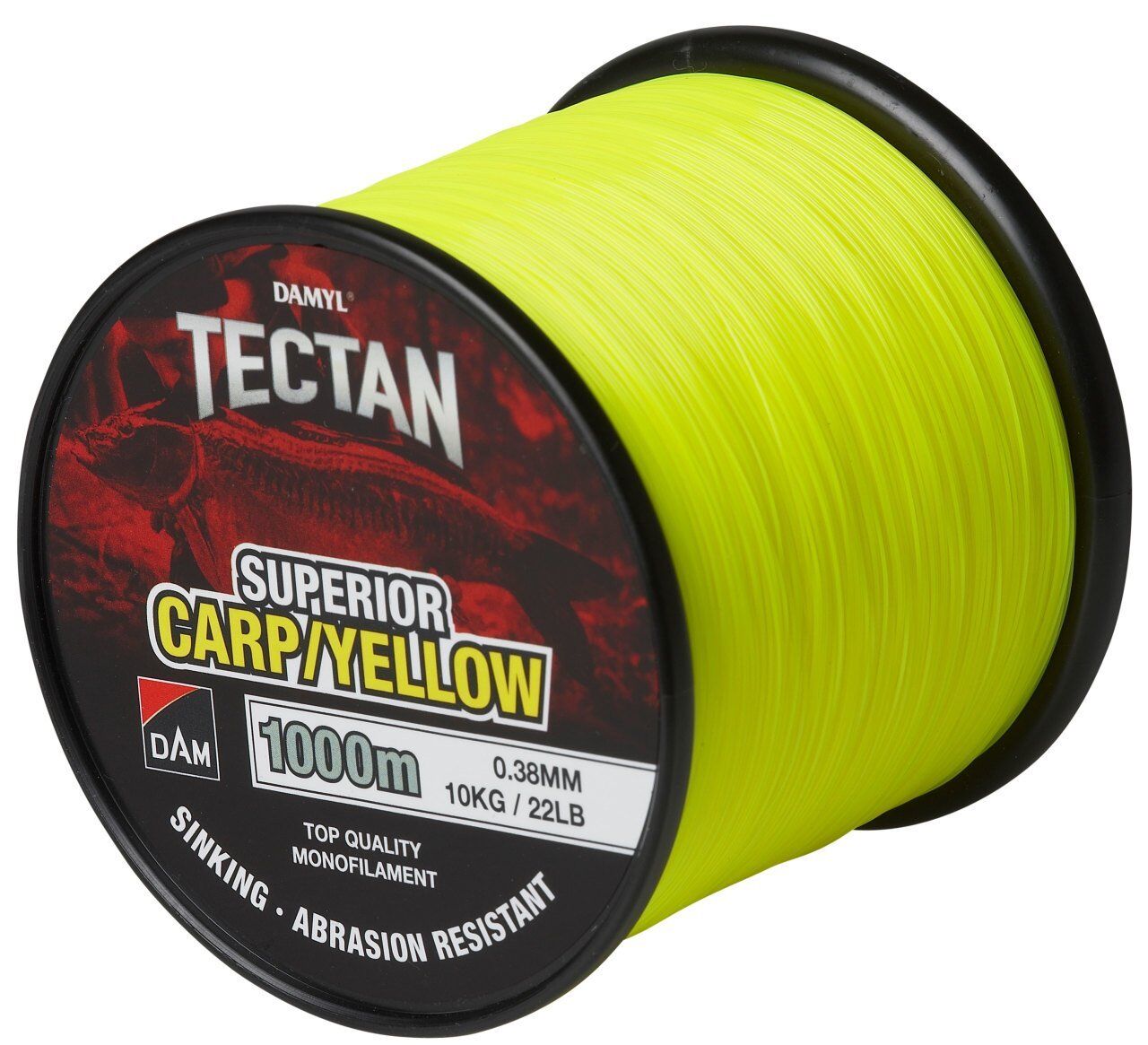 Dam Tectan Carp/Yellow 1000 mt Misina 0,30 mm