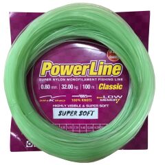 Powerline Classıc 100 m. Poşet Soft  Misina 0,50 mm Turuncu