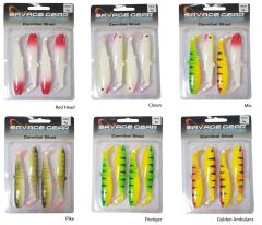 Savage gear Cannibal 10cm 4 Adet Sahte Balık Firetiger