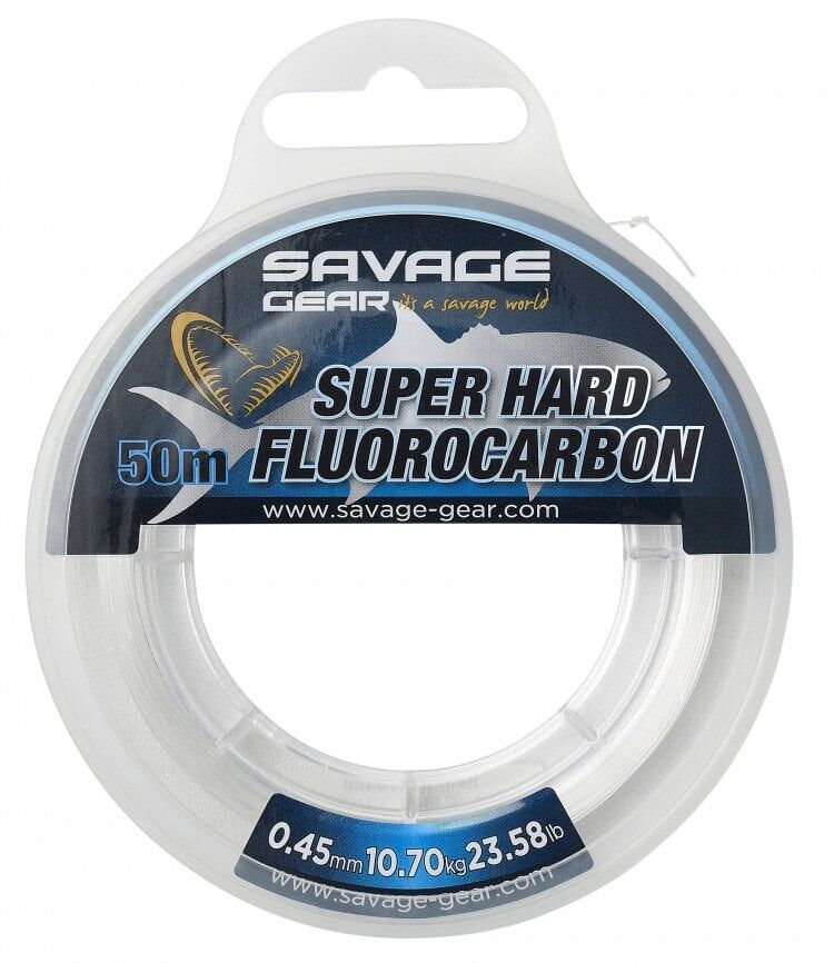 Savage Gear Super Hard Fluorocarbon 50 M Clear 0.55 MM 15.90 KG 35.05 LB