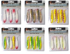 Savage gear Cannibal 8cm 5 Adet Sahte Balık Firetiger