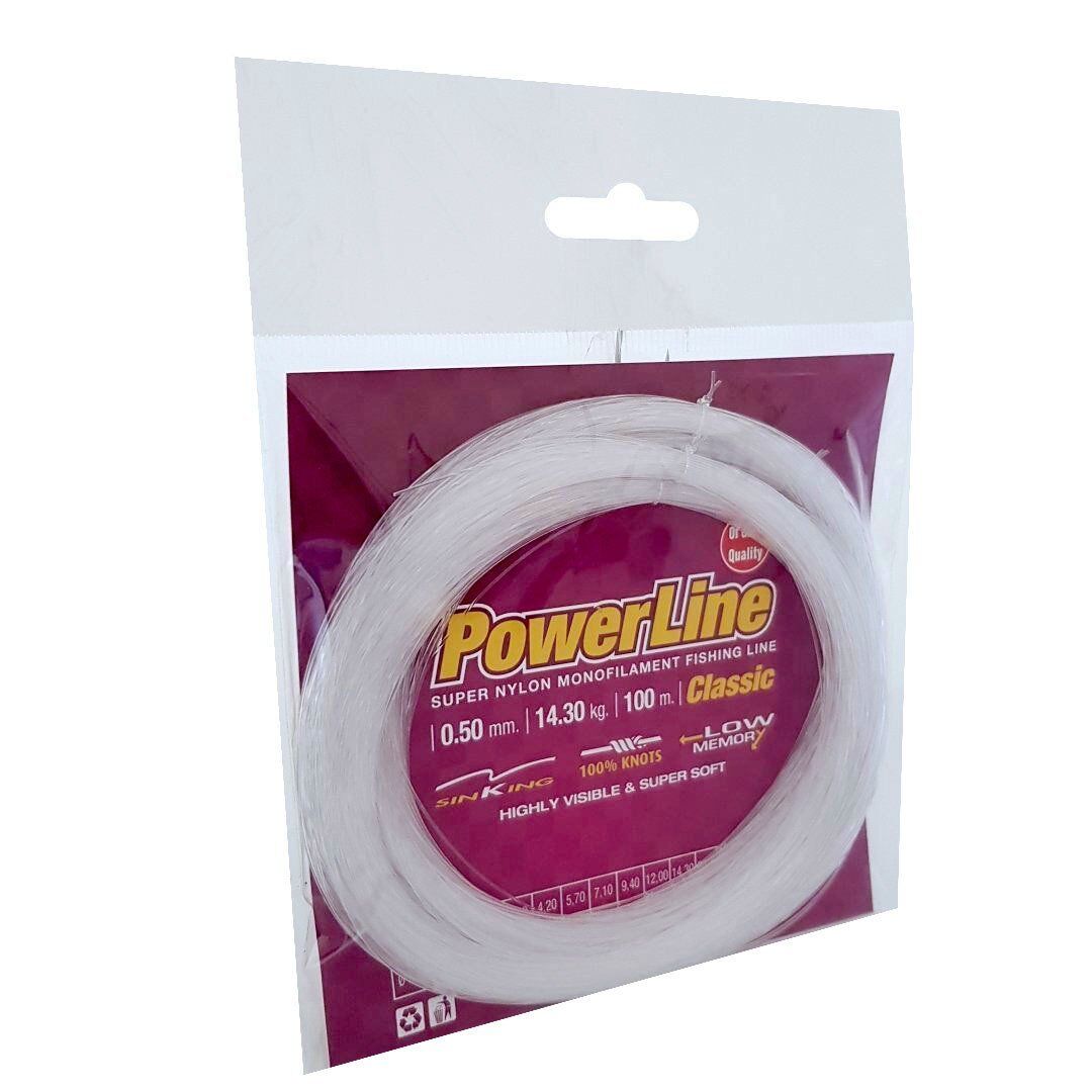 Powerline Classıc 100 mt Poşet Misina Beyaz 2,50 mm
