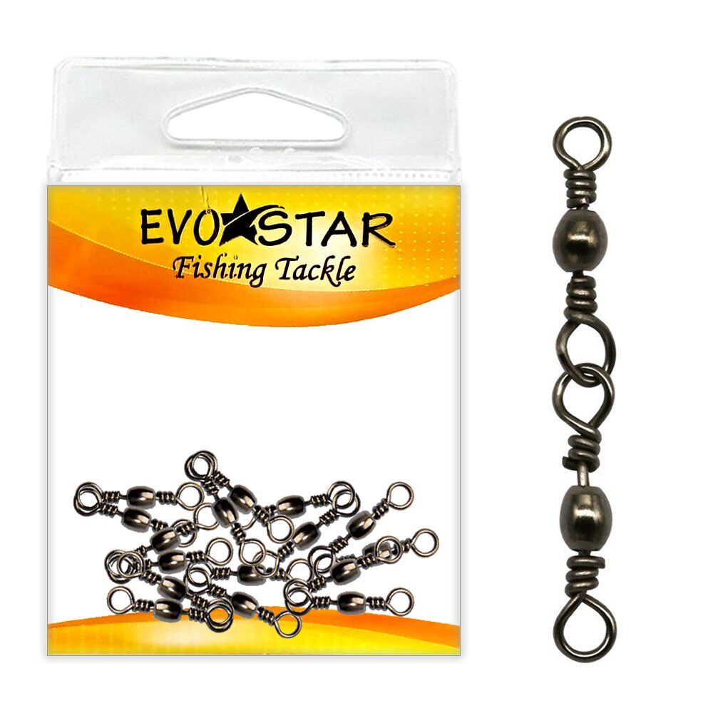 Evostar Siyah Nikel Zincir Fırdöndü 10'lu Paket