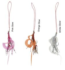 Savage gear Cuttle Eye Skirt L 2 Adet Sahte Balık Orange Glow