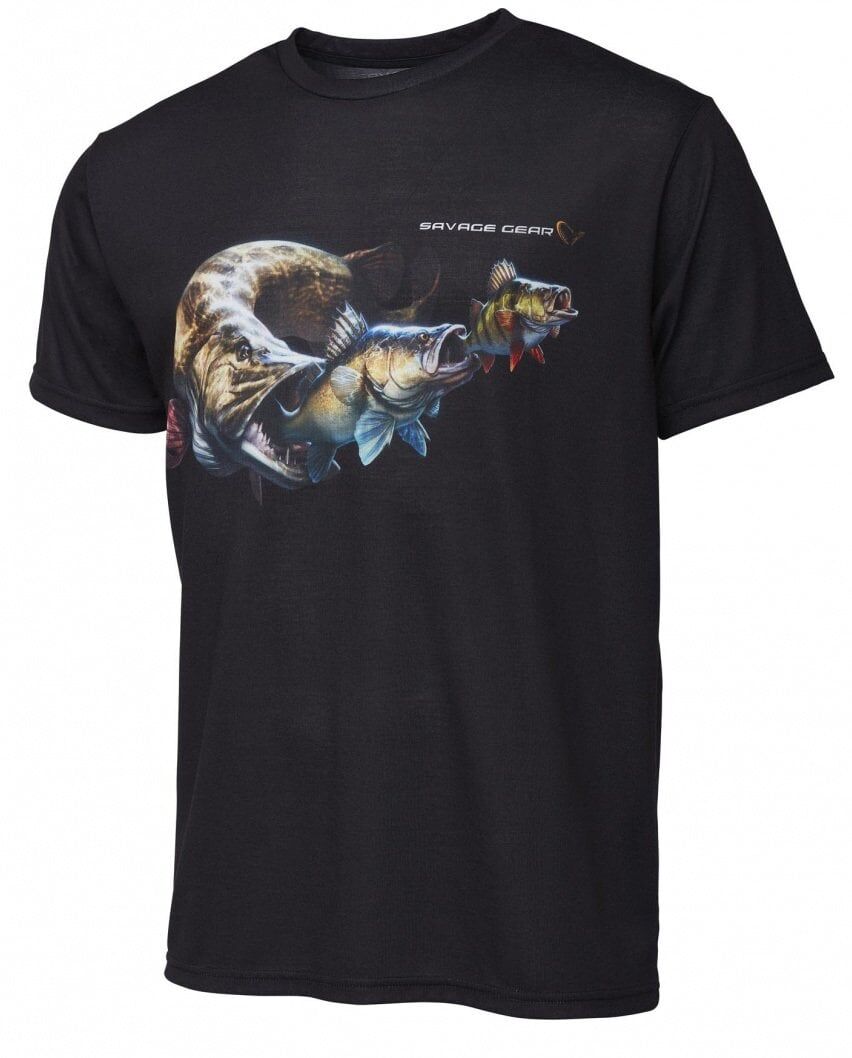 Savage Gear Cannibal T-Shirt Black XL