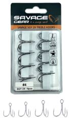 Savage Gear SGY 2X Trebles 8 Adet İğne #5