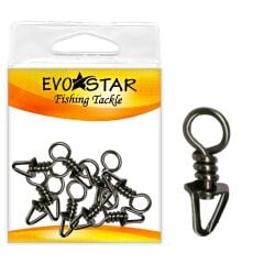 Evostar Siyah Nikel Triangle Fırdöndü 10'lu Paket