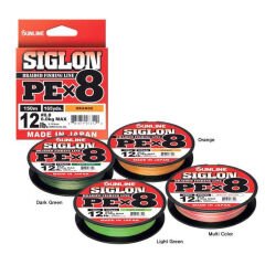 Sunline Siglon Braid Pe x8 İp Misina LIGHT GREEN - 0.242MM - 300MT - 15.5KG