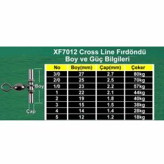 Evostar Siyah Nikel Cross Line Fırdöndü 10'lu Paket