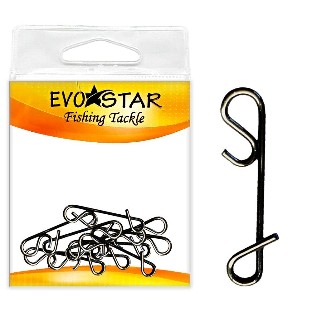Evostar Siyah Nikel Sargı Klipsi 10'lu Paket