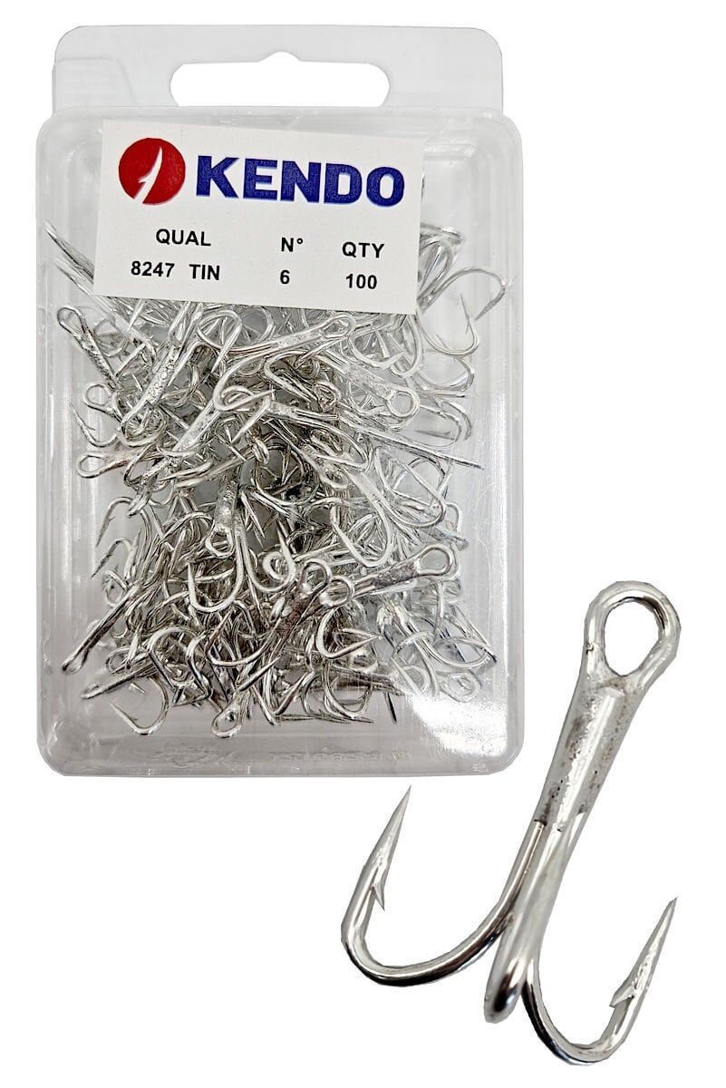 Kendo 8247 Tin O'Shaunessy Treble 100 Adet 3'lü Çarpma İğnesi 5