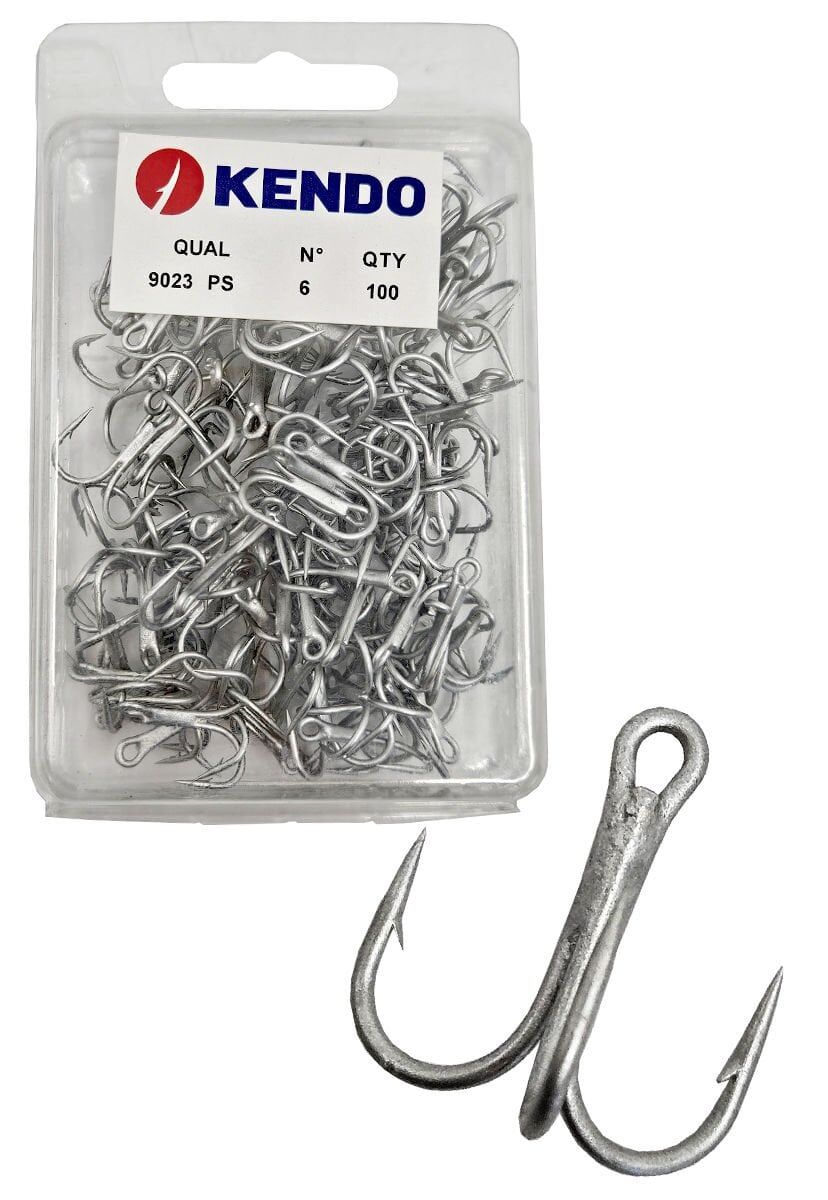 Kendo 9023 PS Round Treble 100 Adet 3'lü Çarpma İğnesi 5