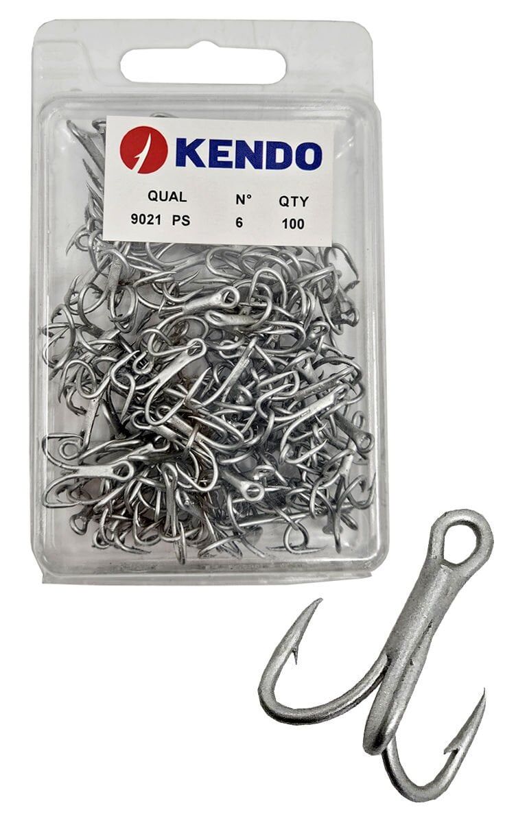 Kendo 9021 PS Faultless Treble 100 Adet 3 lü Çarpma İğnesi 6