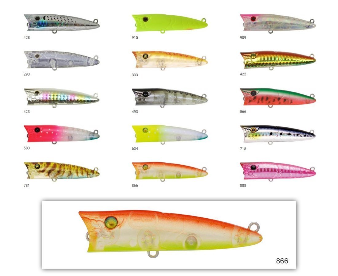 Zipbaits Popper 68mm Su Üstü Poping 8.3gr Maket Balık 866