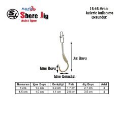 Shore Jighook Middle 13