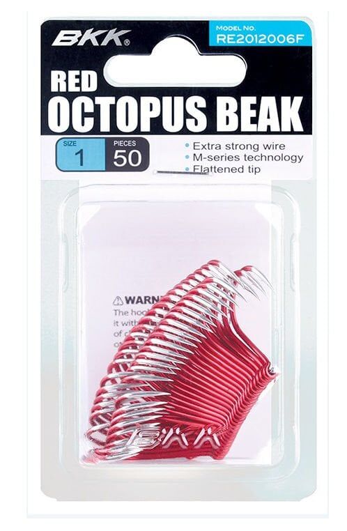 BKK Red Octopus Beak 50 Adet Olta İğnesi 5/0