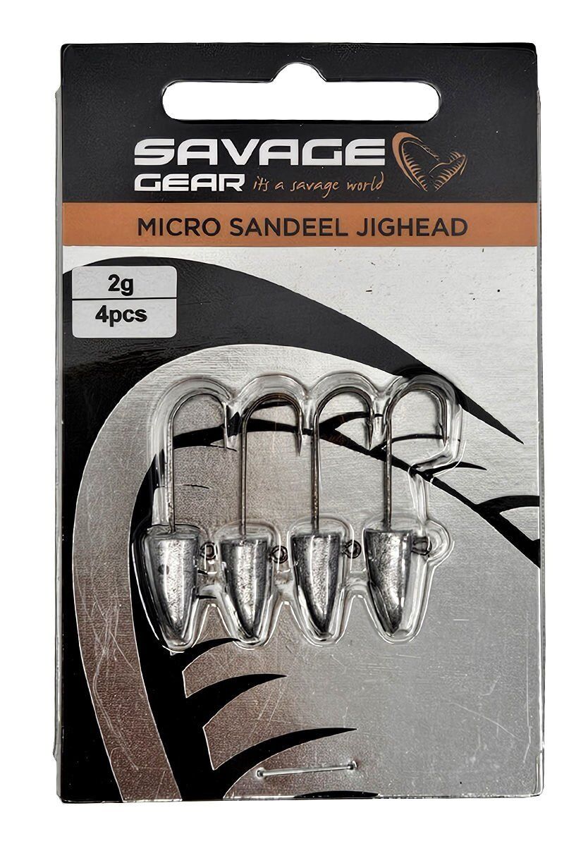 Savage Gear LRF Micro Sandeel Jighead 4 Adet #8 2,5gr
