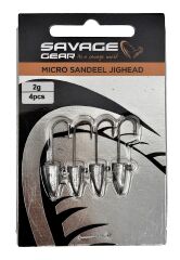 Savage Gear LRF Micro Sandeel Jighead 4 Adet #8 2gr