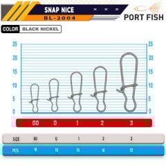 Portfish BL-2004 Maket Klipsi