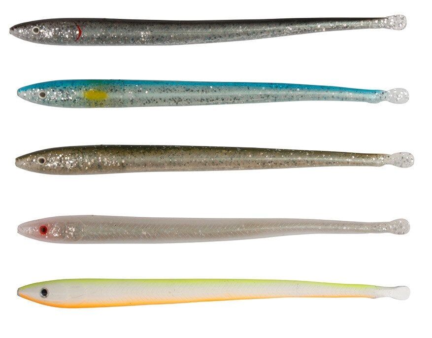 Savage gear LB Sandeel Slug 14 cm 6 Adet Sahte Balık Real Pearl