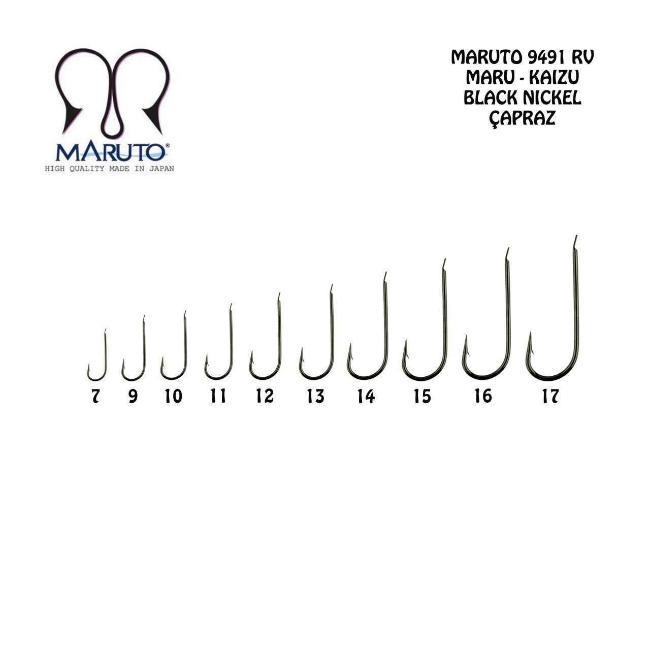 Maruto 9491 Rv Çapraz Bn İğne No:15 (13Pcs)