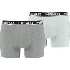 Head Basic 2P İkili Erkek Boxer Gri - S